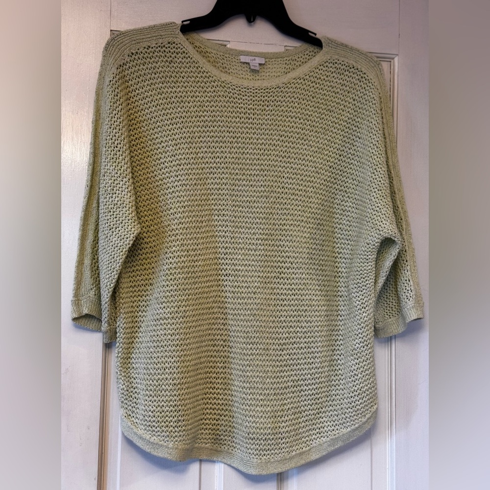 J. Jill Green Crew Neck‎ Sweater